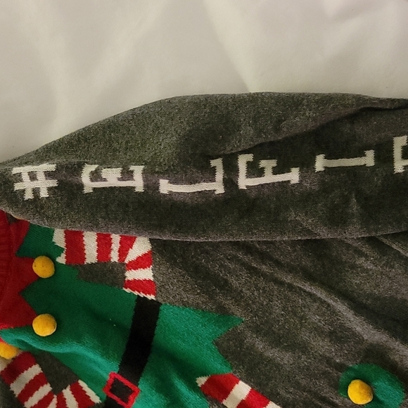 Well Worn Holiday Sweater "Elfie" ELF Sweater - Picture 3 of 7